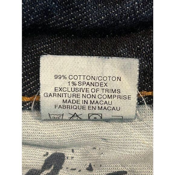 SILVER JEANS Tuesday 20 Womens Dark Wash Distressed Bootcut Jeans Size 28 (5141) - Picture 9 of 9